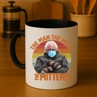 Funny Bernie Sanders Meme The Man The Myth The Mittens Mug