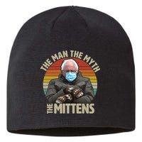 Funny Bernie Sanders Meme The Man The Myth The Mittens Sustainable Beanie