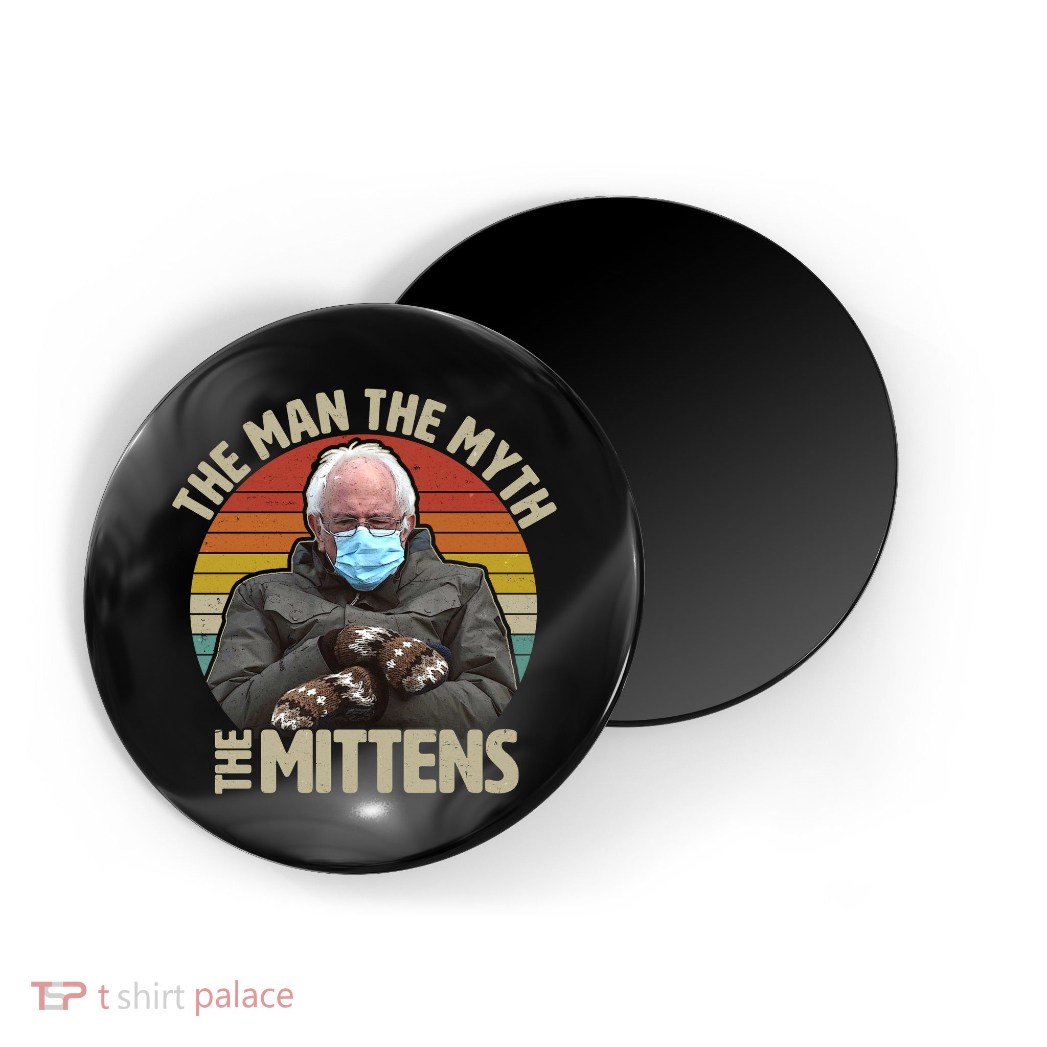 Funny Bernie Sanders Meme The Man The Myth The Mittens Magnet