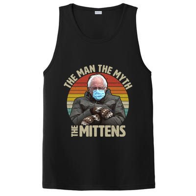 Funny Bernie Sanders Meme The Man The Myth The Mittens PosiCharge Competitor Tank