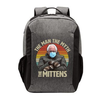 Funny Bernie Sanders Meme The Man The Myth The Mittens Vector Backpack