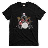 Funny Bernie Sanders Mittens Meme Drummer T-Shirt