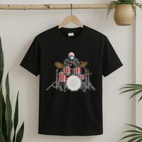 Funny Bernie Sanders Mittens Meme Drummer T-Shirt