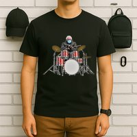 Funny Bernie Sanders Mittens Meme Drummer T-Shirt