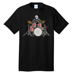 Funny Bernie Sanders Mittens Meme Drummer Tall T-Shirt