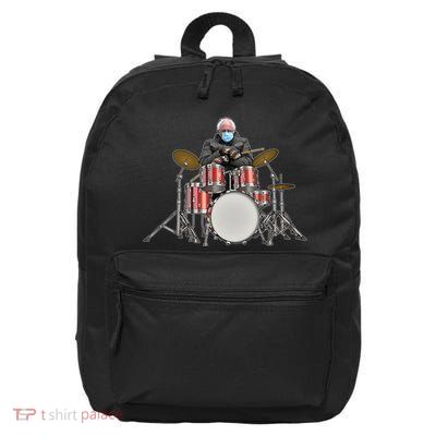 Funny Bernie Sanders Mittens Meme Drummer 16 in Basic Backpack