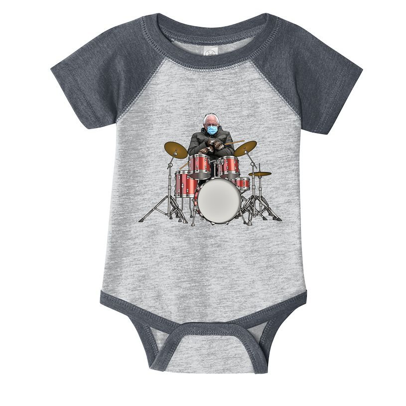 Funny Bernie Sanders Mittens Meme Drummer Infant Baby Jersey Bodysuit