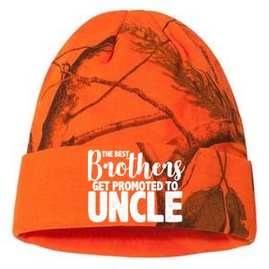 Funny Best Brothers Get Promoted To Uncle Kati Licensed 12" Camo Beanie