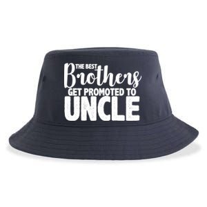 Funny Best Brothers Get Promoted To Uncle Sustainable Bucket Hat