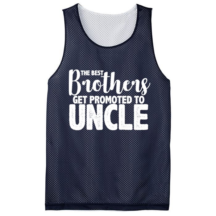Funny Best Brothers Get Promoted To Uncle Mesh Reversible Basketball Jersey Tank