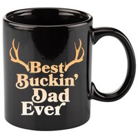 Funny Best Buckin Dad Ever 11oz C Handle Ceramic Mug