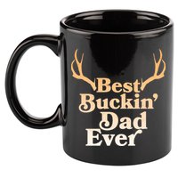Funny Best Buckin Dad Ever 11oz C Handle Ceramic Mug