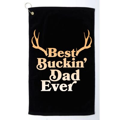 Funny Best Buckin Dad Ever Golf Towel