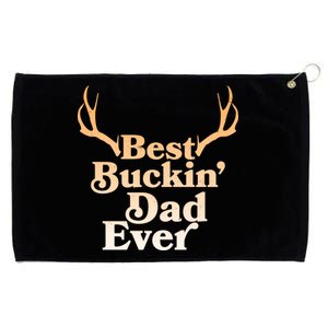 Funny Best Buckin Dad Ever Grommeted Golf Towel