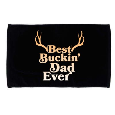 Funny Best Buckin Dad Ever Microfiber Hand Towel