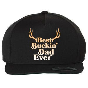 Funny Best Buckin Dad Ever Wool Snapback Cap