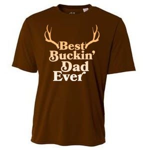 Funny Best Buckin Dad Ever Cooling Performance Crew T-Shirt