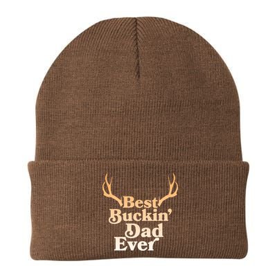 Funny Best Buckin Dad Ever Knit Cap Winter Beanie