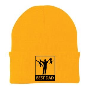 Funny Best Dad Knit Cap Winter Beanie