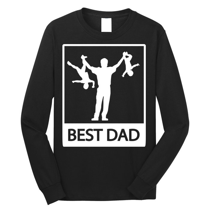 Funny Best Dad Long Sleeve Shirt