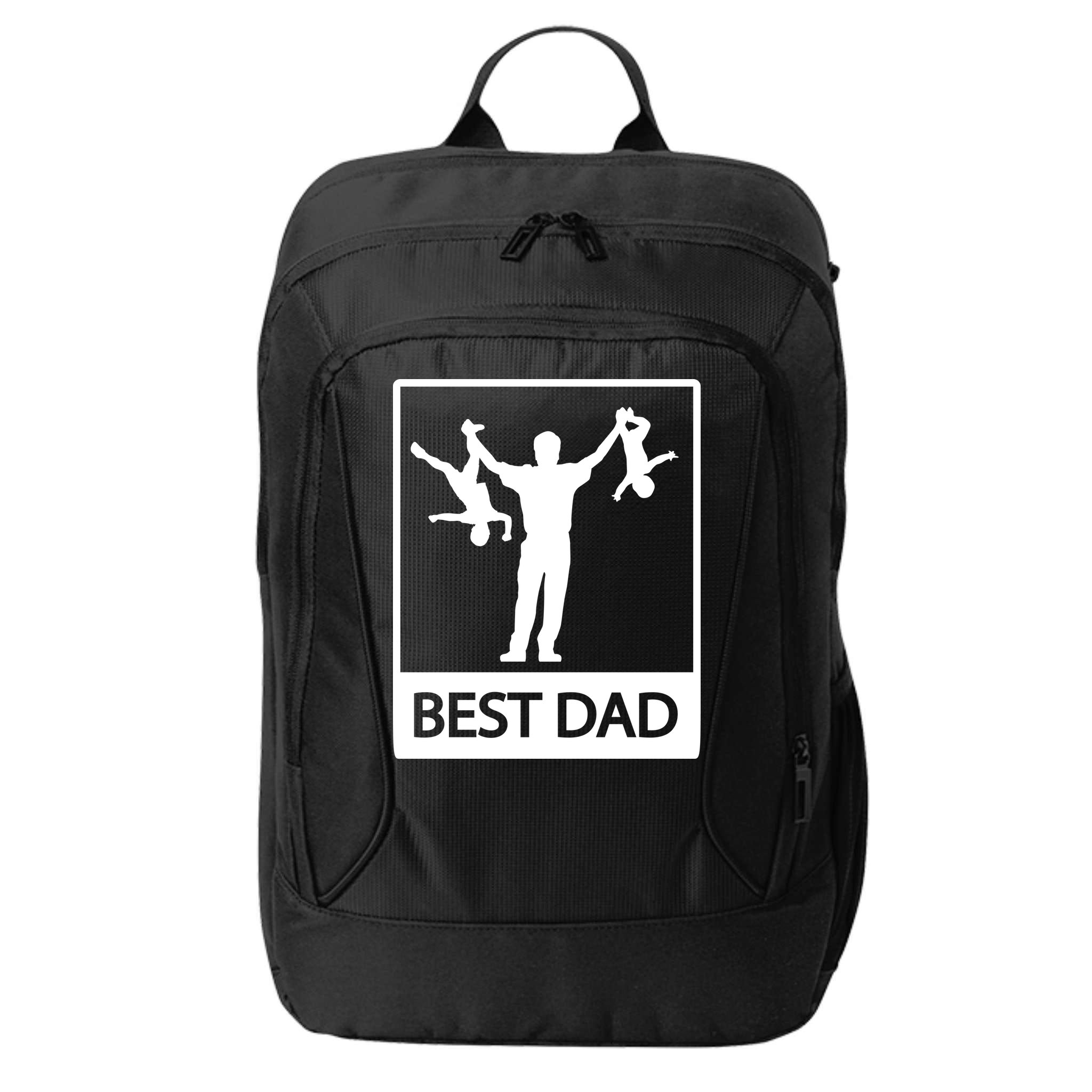 Funny Best Dad City Backpack
