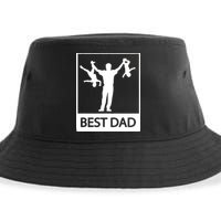 Funny Best Dad Sustainable Bucket Hat