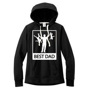 Funny Best Dad Women's Fleece Hoodie