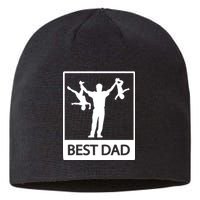 Funny Best Dad Sustainable Beanie