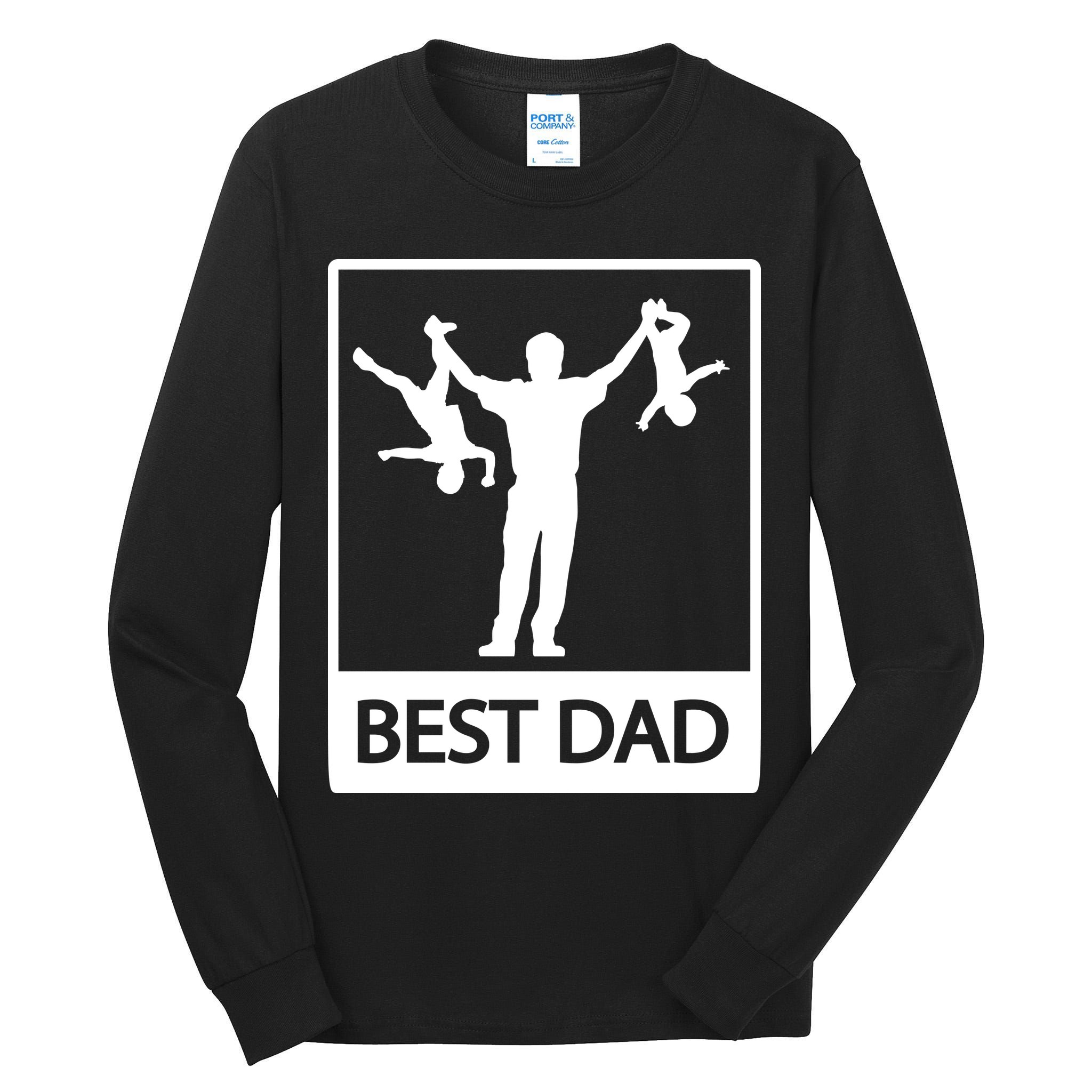 Funny Best Dad Tall Long Sleeve T-Shirt