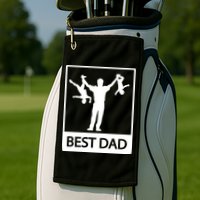 Funny Best Dad Golf Towel