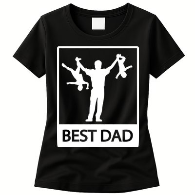 Funny Best Dad Womens T-Shirt