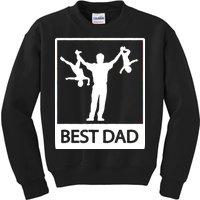 Funny Best Dad Kids Sweatshirt