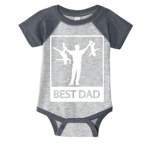 Funny Best Dad Infant Baby Jersey Bodysuit