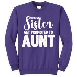 Funny Best Sister Get Promoted To Aunt Sweatshirt