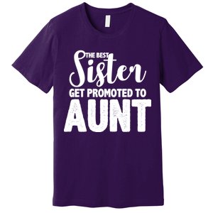 Funny Best Sister Get Promoted To Aunt Premium T-Shirt