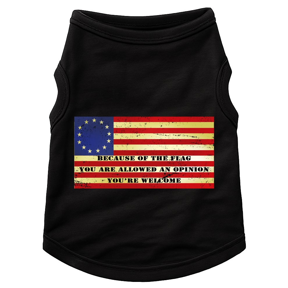 Funny Betsy Ross Original 13 Colony Flag Doggie Tank