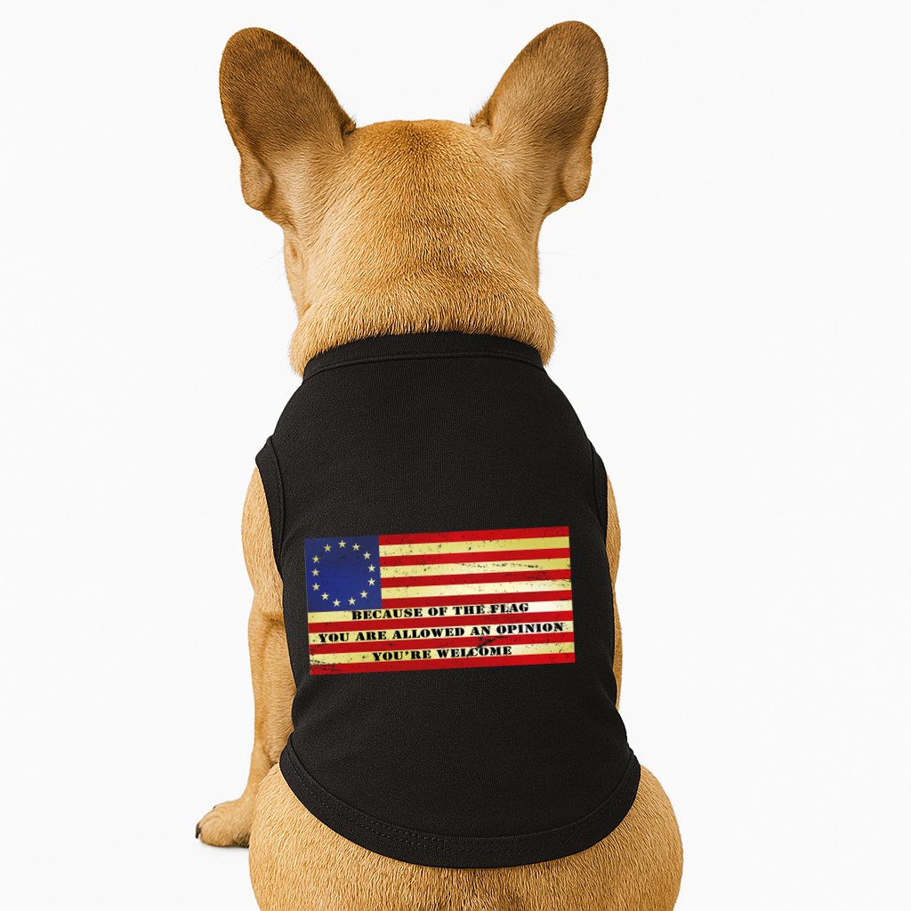 Funny Betsy Ross Original 13 Colony Flag Doggie Tank