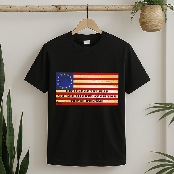 Funny Betsy Ross Original 13 Colony Flag T-Shirt