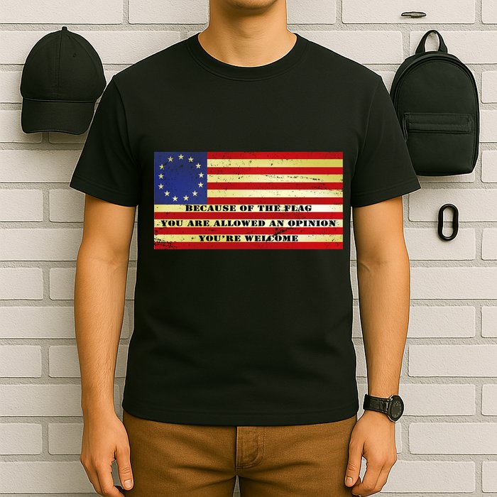 Funny Betsy Ross Original 13 Colony Flag T-Shirt