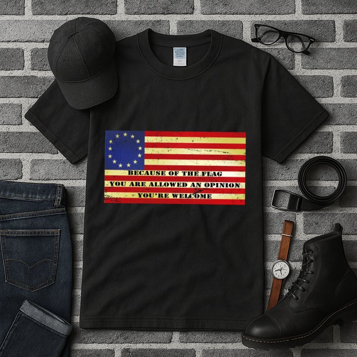 Funny Betsy Ross Original 13 Colony Flag Tall T-Shirt