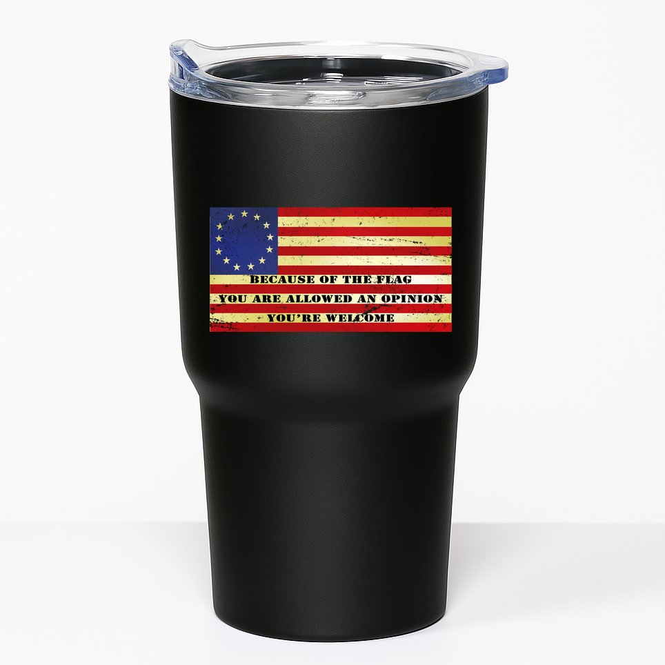Funny Betsy Ross Original 13 Colony Flag Tumbler