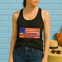 Funny Betsy Ross Original 13 Colony Flag Womens Tank Top