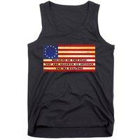 Funny Betsy Ross Original 13 Colony Flag Tank Top