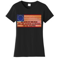 Funny Betsy Ross Original 13 Colony Flag Women's T-Shirt