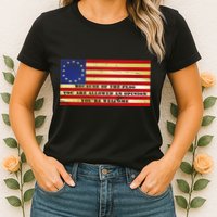 Funny Betsy Ross Original 13 Colony Flag Womens T-Shirt