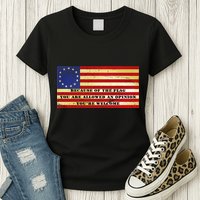 Funny Betsy Ross Original 13 Colony Flag Womens T-Shirt
