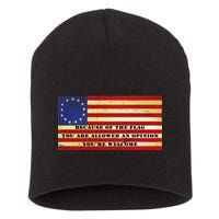 Funny Betsy Ross Original 13 Colony Flag Short Acrylic Beanie