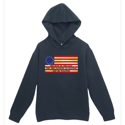 Funny Betsy Ross Original 13 Colony Flag Urban Pullover Hoodie