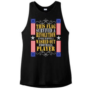 Funny Betty Ross Flag Survived The Revolution Ladies PosiCharge Tri-Blend Wicking Tank