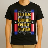 Funny Betty Ross Flag Survived The Revolution T-Shirt